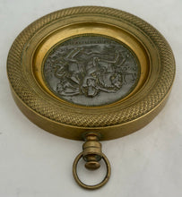 Napoleon Bonaparte Gilt Brass Roundel With Inset Medallion.