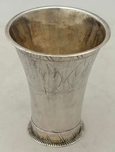 Charles XIV Swedish Silver Beaker. Eksjo 1820 Lars M Horwall. 0.8 troy ounces.
