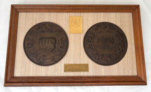 The Waterloo Medal by Bendetto Pistrucci, Reproduction of the Obverse & Reverse. Issued by The Waterloo Committee.