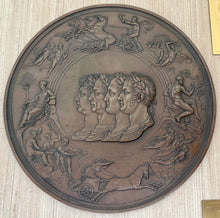 The Waterloo Medal by Bendetto Pistrucci, Reproduction of the Obverse & Reverse. Issued by The Waterloo Committee.