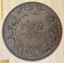 The Waterloo Medal by Bendetto Pistrucci, Reproduction of the Obverse & Reverse. Issued by The Waterloo Committee.