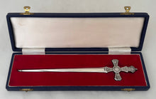 Elizabeth II Royal Commemorative Silver Letter Knife. Sheffield 1953, Atkins Brothers, with Coronation Hallmark. 1.9 troy ounces.