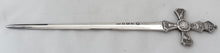 Elizabeth II Royal Commemorative Silver Letter Knife. Sheffield 1953, Atkins Brothers, with Coronation Hallmark. 1.9 troy ounces.