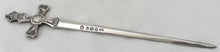 Elizabeth II Royal Commemorative Silver Letter Knife. Sheffield 1953, Atkins Brothers, with Coronation Hallmark. 1.9 troy ounces.