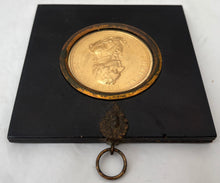 'Admiral Lord Nelson' Gilt Metal Portrait Profile Roundel, circa 1805.
