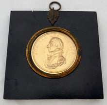 'Admiral Lord Nelson' Gilt Metal Portrait Profile Roundel, circa 1805.