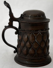 Secessionist Copper Plated Tankard, circa 1880 - 1900.