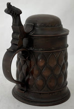 Secessionist Copper Plated Tankard, circa 1880 - 1900.