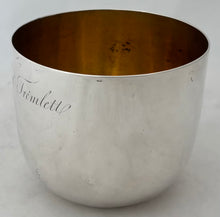 Commander George Neat Tremlett, Royal Navy & The Glorious First of June, Silver Tumbler. London 1772, William Grundy. 3.9 troy ounces.