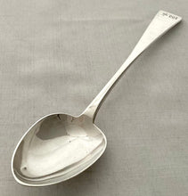 Georgian, George IV, Silver Basting Spoon. London 1822 Solomon Royes. 4.2 troy ounces.