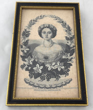 Princess Alice of Hesse and by Rhine Silk Portrait. Dalton & Barton, Coventry 1861.