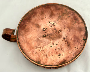 HMS Britannia, Arts & Crafts Chamberstick Made Using Ship's Copper, circa 1905.