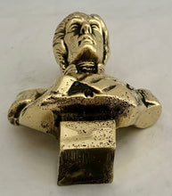 Vice Admiral Viscount Nelson 19th Century Heavy Brass Bust.