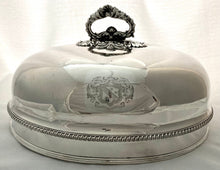 Georgian, George III, Old Sheffield Plate Meat Dome. Arms of Archibald. Matthew Boulton circa 1800 - 1820.