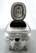 Georgian, George IV, Silver Tea Set. London 1825 Rebecca Emes & Edward Barnard I. 46.6 troy ounces.