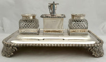 Georgian, George IV, Silver Inkstand. London 1825 Joseph Angell I. 50.7 troy ounces.