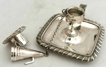 Georgian, George IV, Silver Inkstand. London 1825 Joseph Angell I. 50.7 troy ounces.