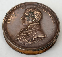 The Duke of Wellington, Victories in the Peninsula & Waterloo, Medal Box Roundels.