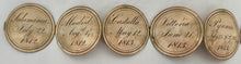 The Duke of Wellington, Victories in the Peninsula & Waterloo, Medal Box Roundels.