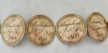 The Duke of Wellington, Victories in the Peninsula & Waterloo, Medal Box Roundels.