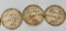 The Duke of Wellington, Victories in the Peninsula & Waterloo, Medal Box Roundels.