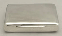 Victorian Silver Snuff Box. London 1893 Cohen & Charles. 3.5 troy ounces.