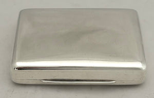 Victorian Silver Snuff Box. London 1893 Cohen & Charles. 3.5 troy ounces.