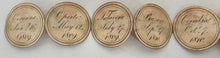 The Duke of Wellington, Victories in the Peninsula & Waterloo, Medal Box Roundels.