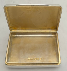 Victorian Silver Snuff Box. London 1893 Cohen & Charles. 3.5 troy ounces.