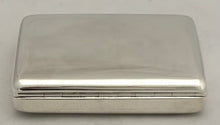 Victorian Silver Snuff Box. London 1893 Cohen & Charles. 3.5 troy ounces.