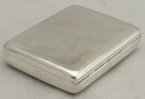 Victorian Silver Snuff Box. London 1893 Cohen & Charles. 3.5 troy ounces.