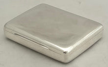 Victorian Silver Snuff Box. London 1893 Cohen & Charles. 3.5 troy ounces.