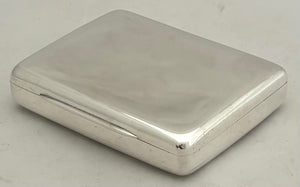 Victorian Silver Snuff Box. London 1893 Cohen & Charles. 3.5 troy ounces.