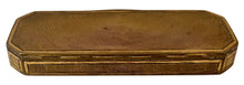 Late 18th Century Gilt Metal Snuff Box with Canted Corners.
