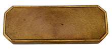 Late 18th Century Gilt Metal Snuff Box with Canted Corners.