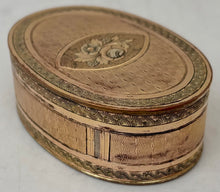 Louis XVI French Gilt Metal Snuff Box, circa 1790.