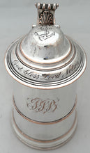 'God Bless Lord Nelson', George III Old Sheffield Plate Lidded Tankard.