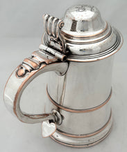 'God Bless Lord Nelson', George III Old Sheffield Plate Lidded Tankard.