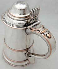 'God Bless Lord Nelson', George III Old Sheffield Plate Lidded Tankard.