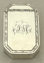 George III Silver Snuff Box. Birmingham 1799, Ford & Slater. 0.9 troy ounces.