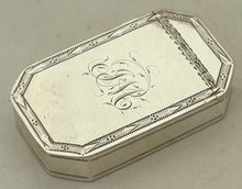 George III Silver Snuff Box. Birmingham 1799, Ford & Slater. 0.9 troy ounces.