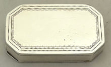 George III Silver Snuff Box. Birmingham 1799, Ford & Slater. 0.9 troy ounces.
