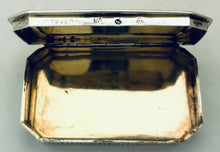 Austrian Silver Snuff Box, Lemberg circa 1810. Ex Élie de Rothschild. 4.0 troy ounces.