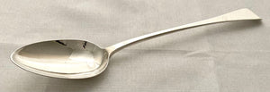 Georgian, George III, Silver Basting Spoon. London 1813 Eley, Fearn & Chawner. 3 troy ounces.