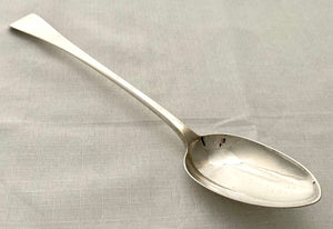 Georgian, George III, Silver Basting Spoon. London 1813 Eley, Fearn & Chawner. 3 troy ounces.