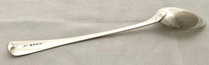 Georgian, George III, Silver Basting Spoon. London 1813 Eley, Fearn & Chawner. 3 troy ounces.