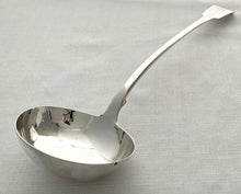 Georgian, George IV, Large Silver Soup Ladle. London 1824 William Chawner II. 8.3 troy ounces.