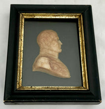 Napoleon Bonaparte 19th Century Wax Portrait Profile.