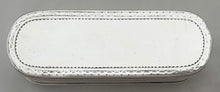 Louis XVI Silver Snuff Box. Paris 1785, D. Bourgoin. Discharge Mark of Jean-François Kalendrin, 4.1 troy ounces.