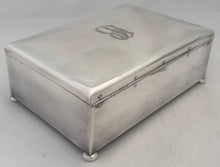 Swedish Silver Plated Cigar Box, circa 1929.
